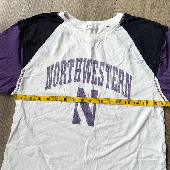 Northwestern University Purple and Black Crop Top - Picture 7 of 8